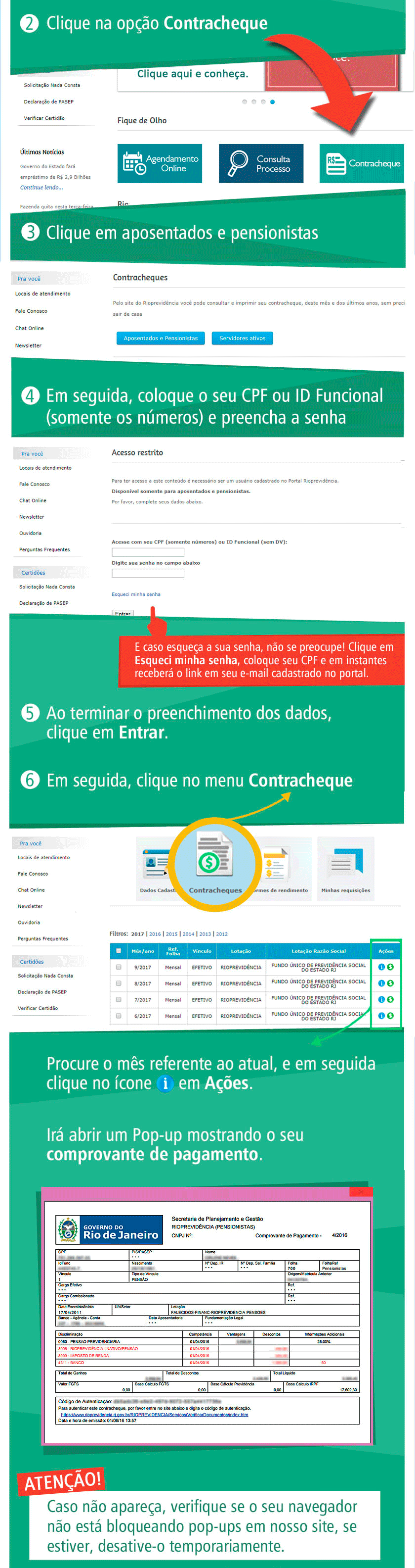 rioprevidência contracheque